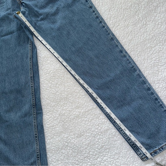 VTG LEVI’S 550 classic relaxed tapered 90s Mom jeans high waist medium wash 10 - Picture 7 of 10
